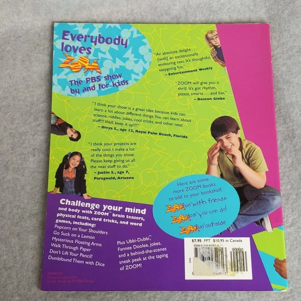 ZOOM Zingers PBS Show - Amy E Sklansky - Paperback 1999 90s
